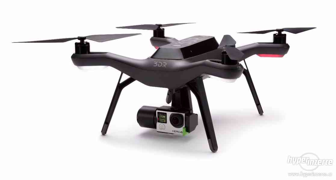 3DR SOLO dron - NOVÝ originálně zabaleno, 2ks baterii - foto 1