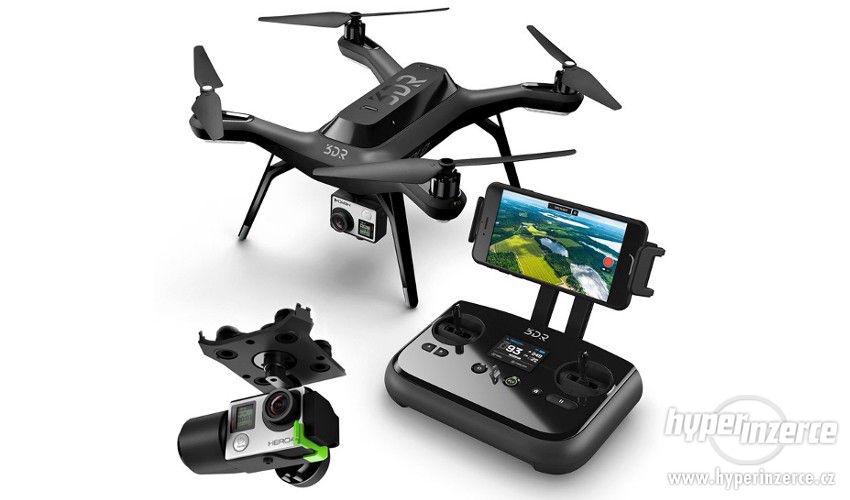 3DR SOLO dron - NOVÝ originálně zabaleno, 2ks baterii - foto 3