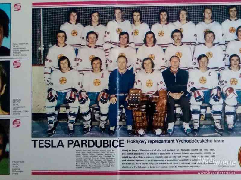 Tesla Pardubice - lední hokej 1977 - foto 1