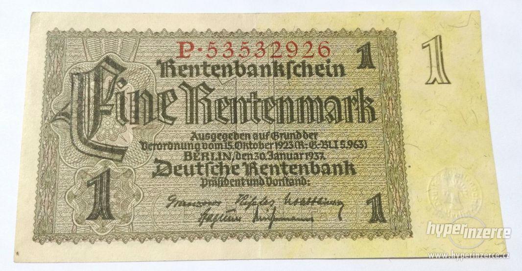 1937, 1 Ríšska Marka, Nemecko - foto 1