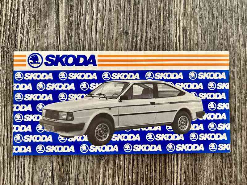 Dobový prospekt Škoda 105 / 120 / 130 / Rapid ( 1986 ) NL 