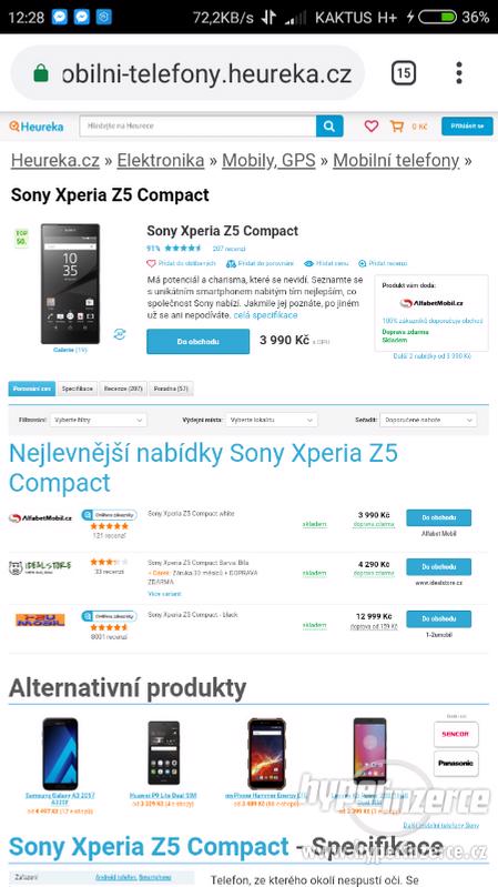 Sony xperia Z5 compact - foto 1