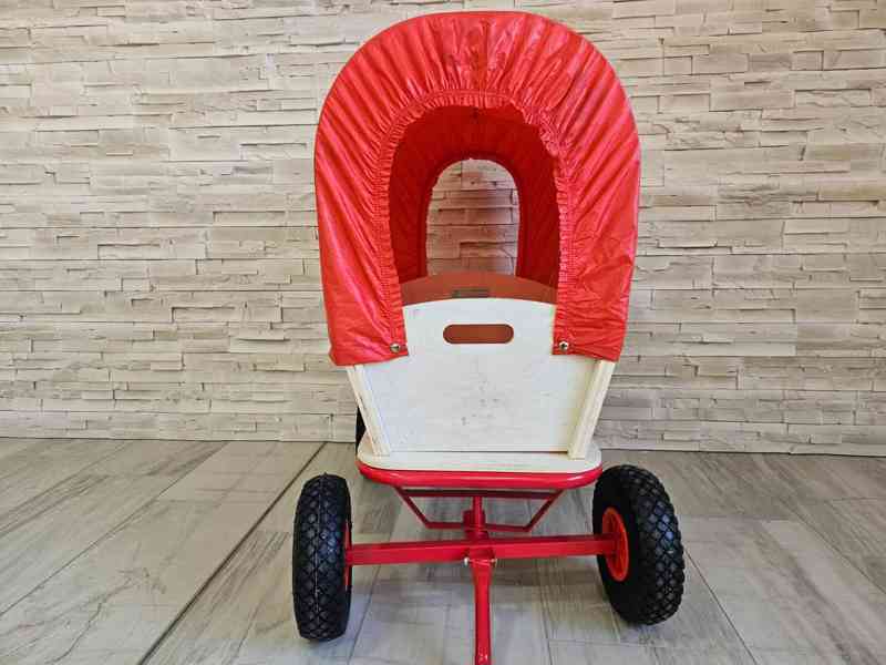 10161 Praktický ruční vozík s krycí plachtou do 150 kg - foto 2