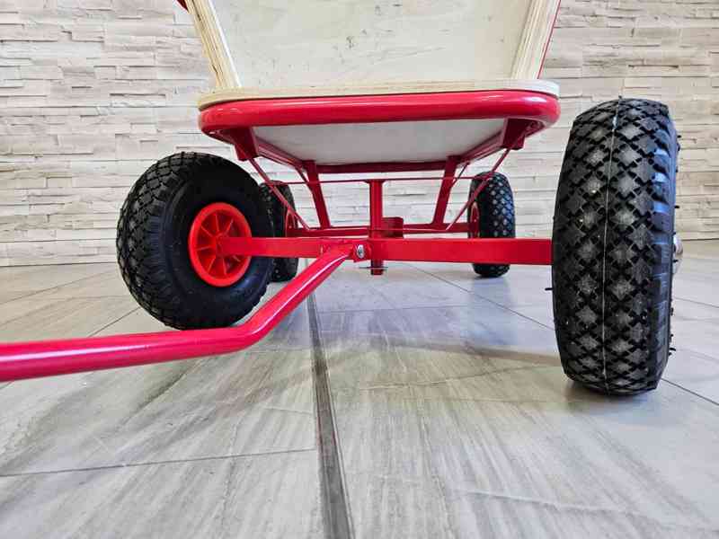 10161 Praktický ruční vozík s krycí plachtou do 150 kg - foto 3