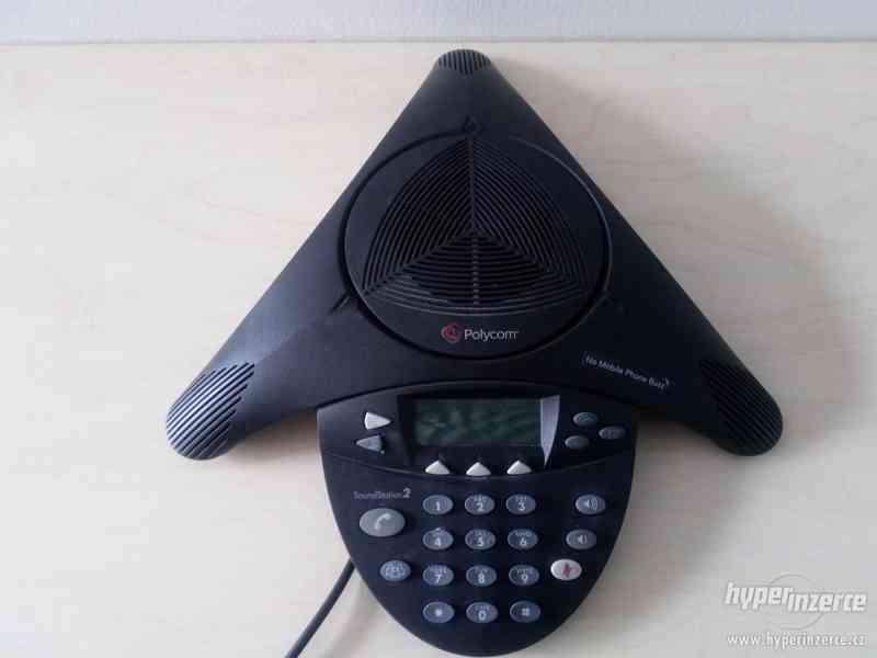 Telekonferenční telefon Polycom SoundStation 2 s LCD - foto 1