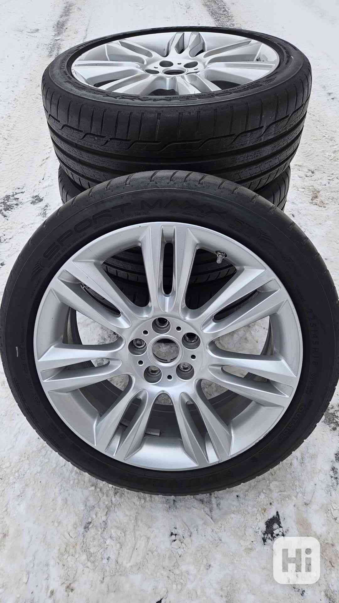 Letní alu kola Jaguar XE / XF 18" 5x108 + pneu Dunlop – 13 9 - foto 1