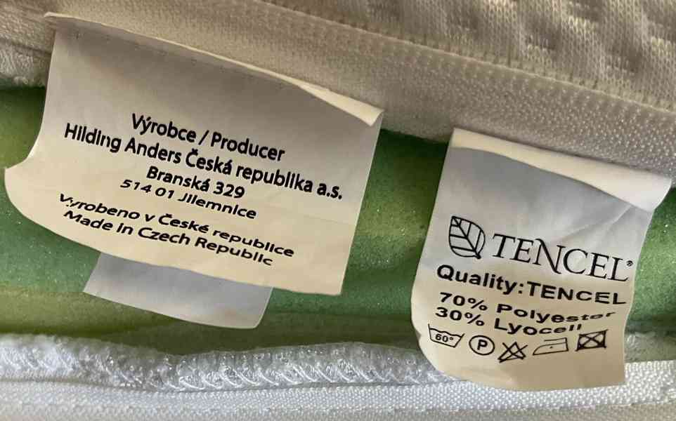 TOPPER TANCEL VISCO 180 x 200 x 7 cm, vrchní matrace - foto 2