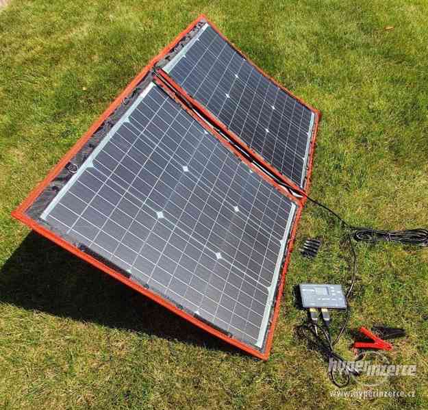 Solární nabíjecí skládací kufr flexibilní 80W - foto 5