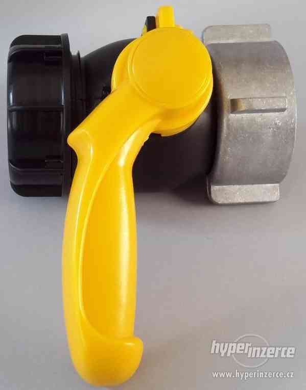 IBC kohout šroubovací 62mm / DN 50 hrubý zavit S60x6 - foto 2