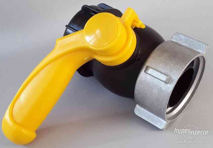 IBC kohout šroubovací 62mm / DN 50 hrubý zavit S60x6 - foto 3