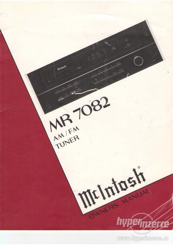 McIntosh MR 7082, jeden z nejlepších tunerů této značky - foto 2
