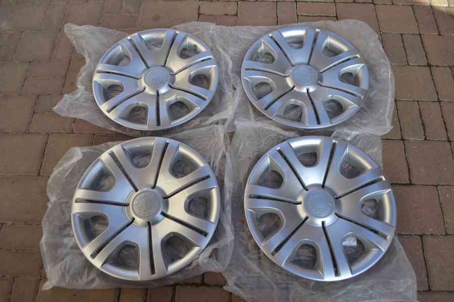 Sada – 4ks NOVÉ kryty kol -poklice ORIGINAL ŠKODA R14. - foto 13