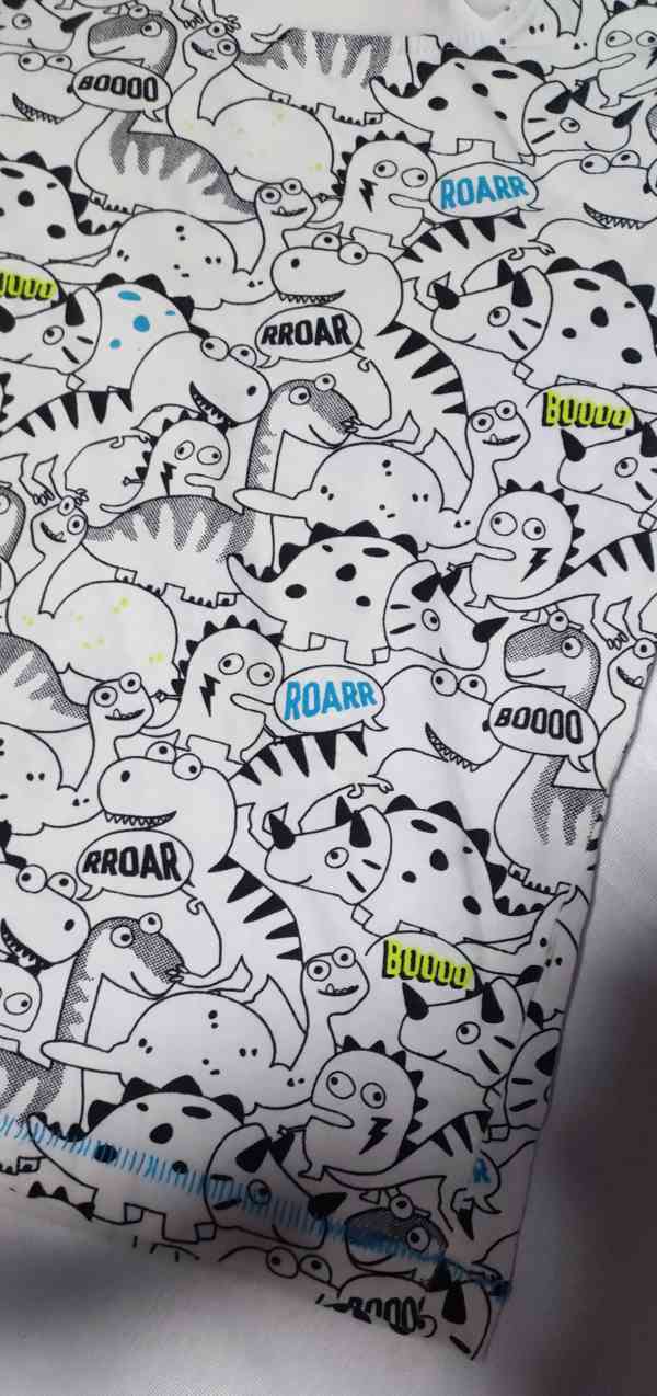 Dětské tričko s dinosaury, vel. 3-4 roky - foto 4