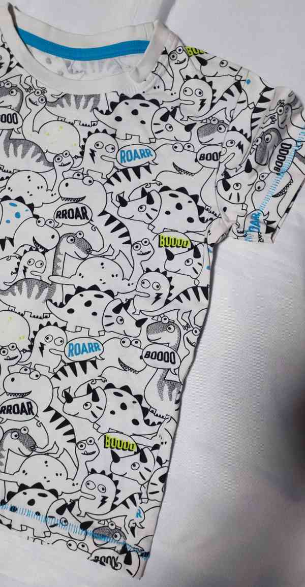 Dětské tričko s dinosaury, vel. 3-4 roky - foto 2