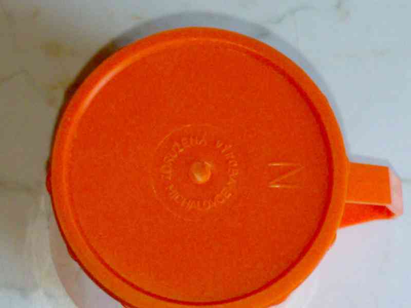 Hrnek 330 ml - Plast - Oranžový - foto 2