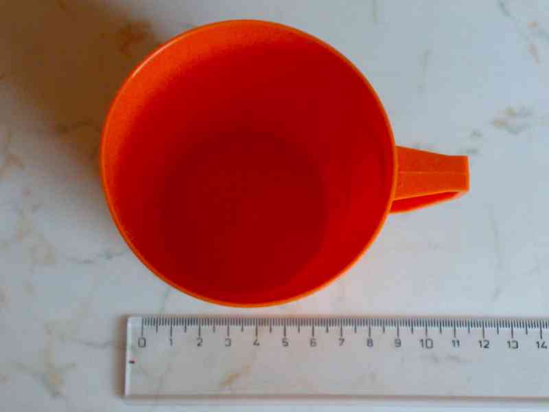 Hrnek 330 ml - Plast - Oranžový - foto 6