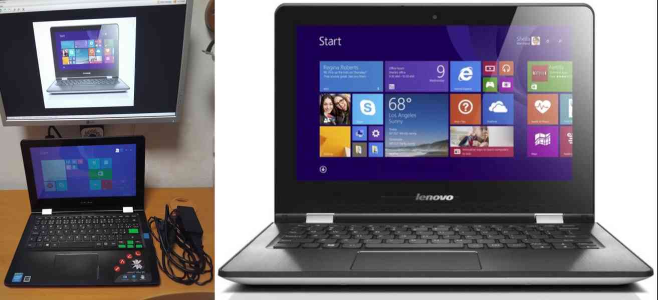 Dotykový tableto notebook Lenovo IdeaPad Yoga 300-11IBY  - foto 2