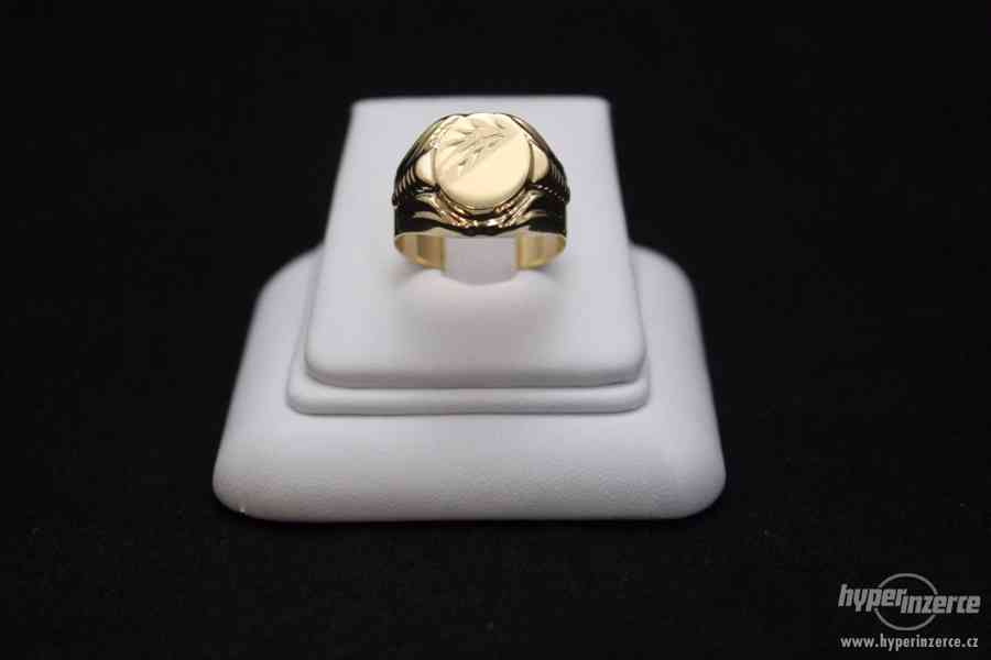 Krásný zlatý prsten 5.77 g - foto 3