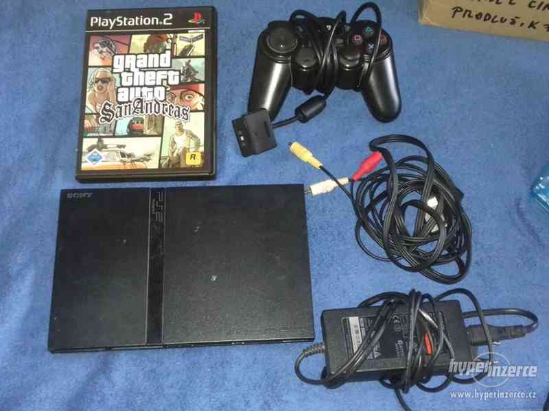 Sony PlayStation 2 SLIM komplet s hrou - foto 1