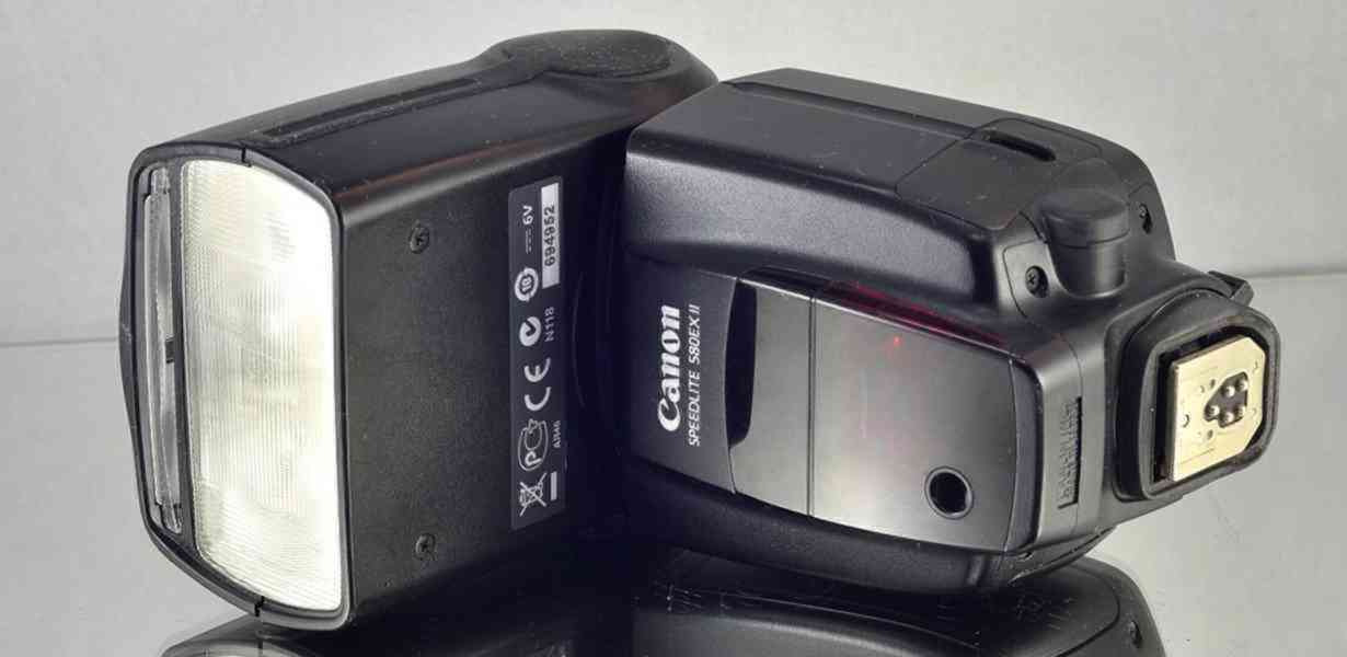 blesk Canon Speedlite 580 EX II E-TTL master-slave - foto 3