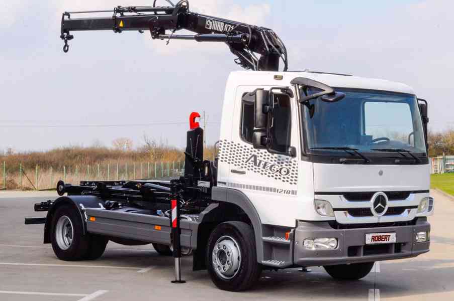 MERCEDES ATEGO 1218 NOVÝ HÁKOVÝ NOSIČ KONTEJNERŮ HYDR.RUKA - foto 106