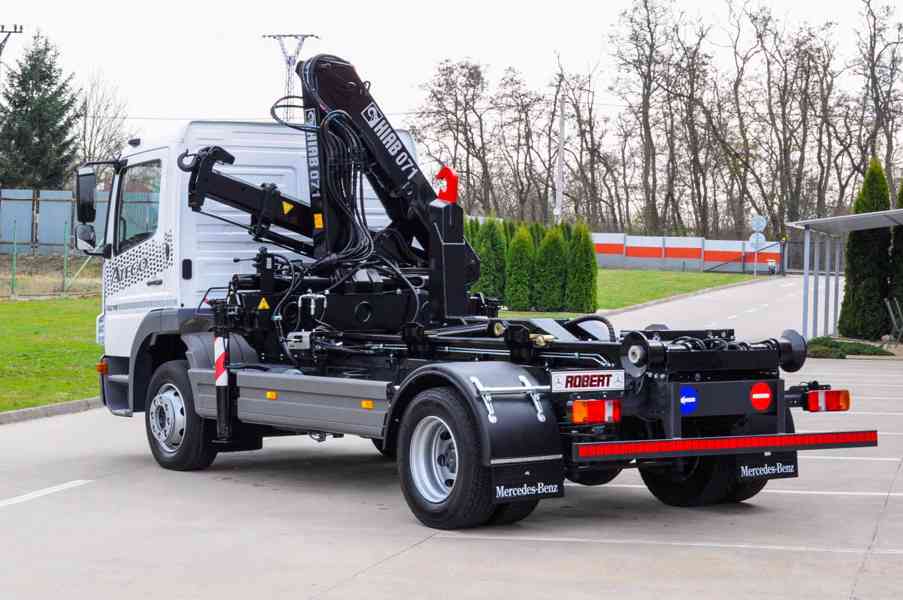 MERCEDES ATEGO 1218 NOVÝ HÁKOVÝ NOSIČ KONTEJNERŮ HYDR.RUKA - foto 5