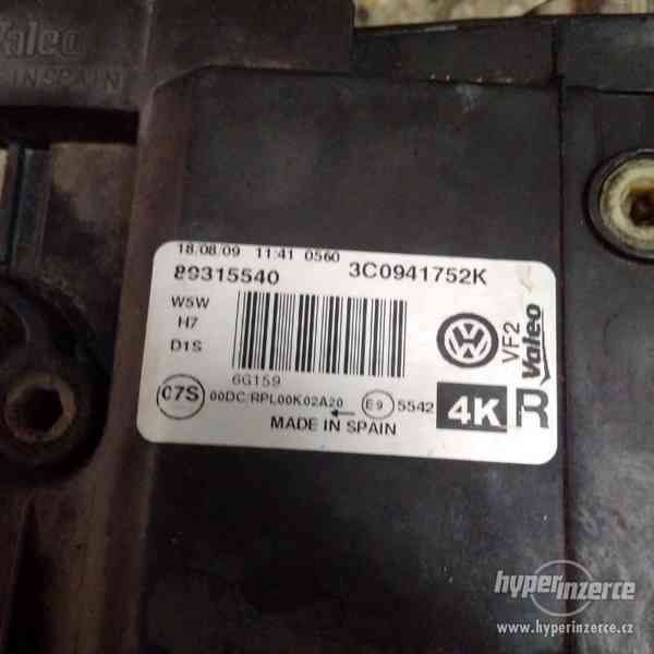xenon bi-xenon pravy vw passat b6 svetlo prave 08- - foto 4