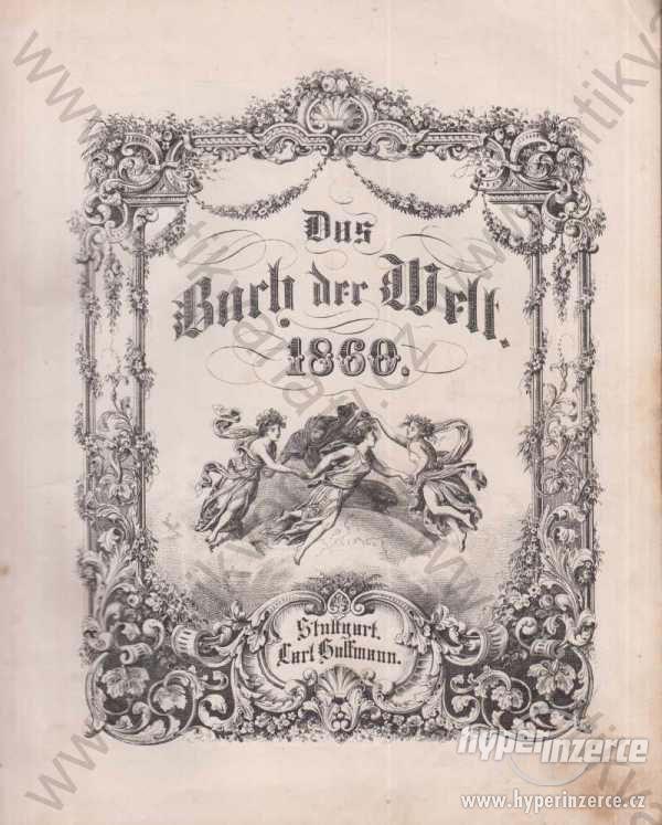 Das Buch der Welt Stuttgart 1860 bar. litografie - foto 1