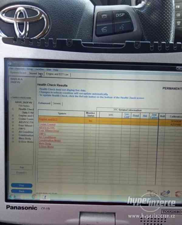 panasonic toughbook CF-19 český jaz + diagnostika OTC toyota - foto 6