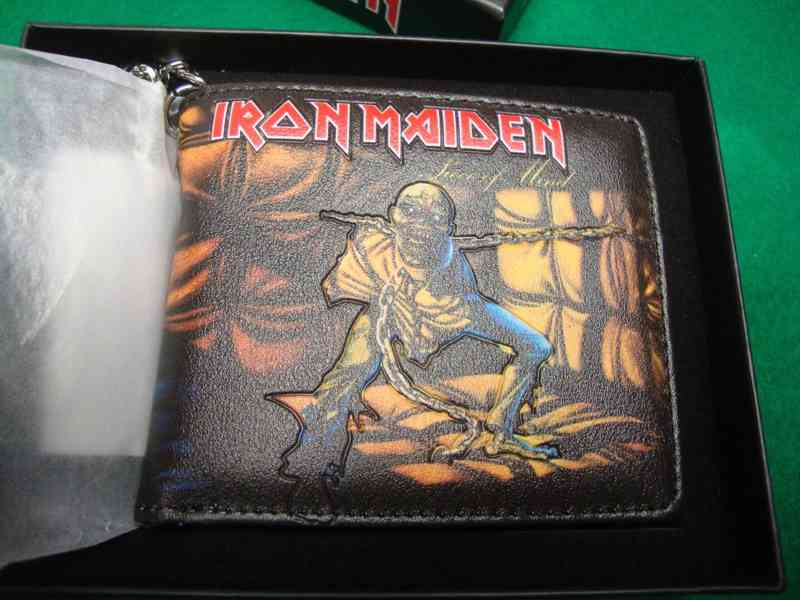 Iron Maiden Peněženka černá Piece of Mind nová nepoužitá top - foto 8