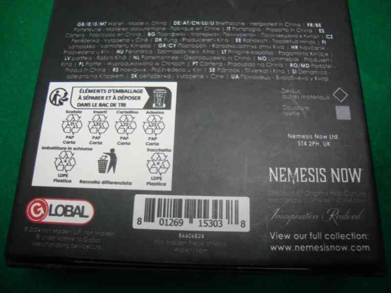 Iron Maiden Peněženka černá Piece of Mind nová nepoužitá top - foto 6