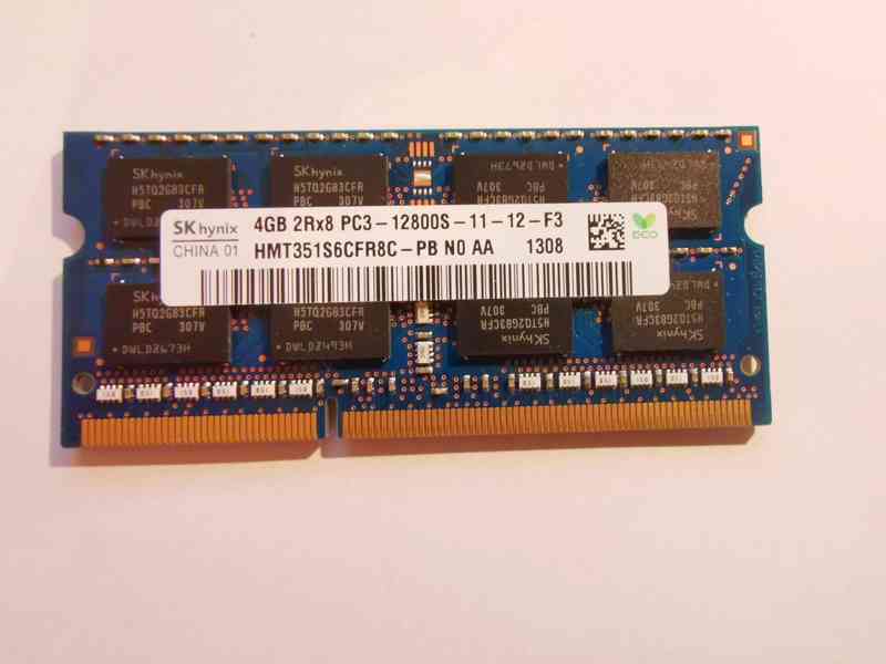 2x4GB kit RAM paměť SODIMM DDR3-1600 pro notebook - foto 4