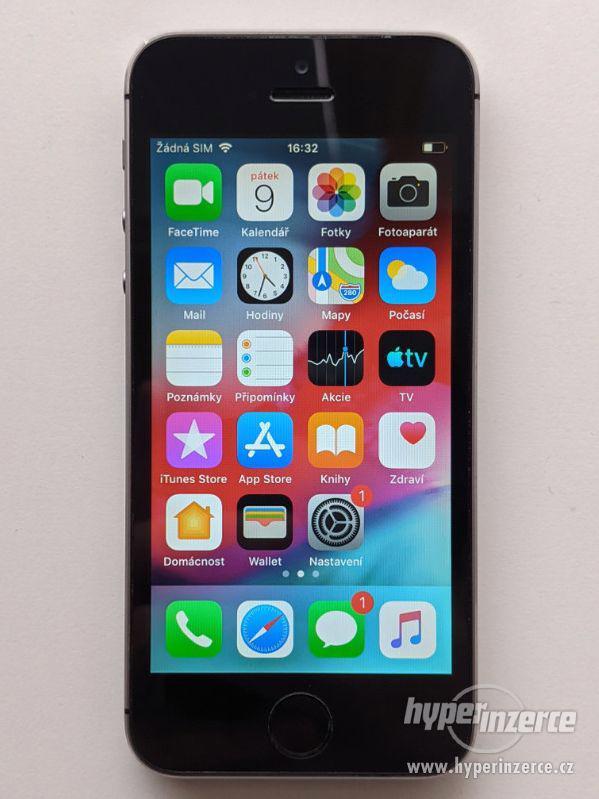 iPhone 5s 16GB šedý, baterie 100% záruka 6 měsícu
