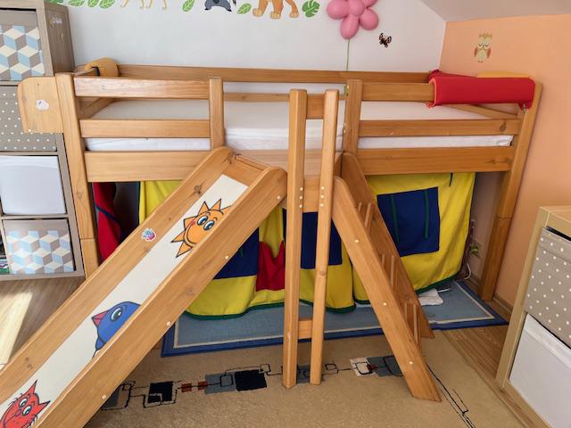 Domestav postel z masivu + polohovací rošt + matrace - foto 2