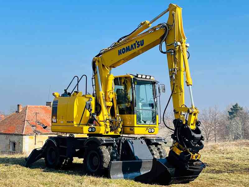 Kolové rypadlo Komatsu PW148-10 (Možnost leasingu) - foto 6