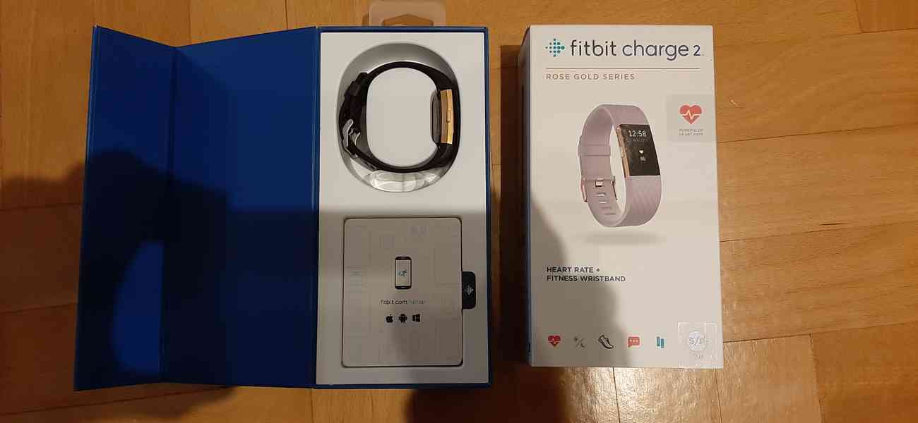 Hodinky Fitbit charge 2 rose gold - foto 2