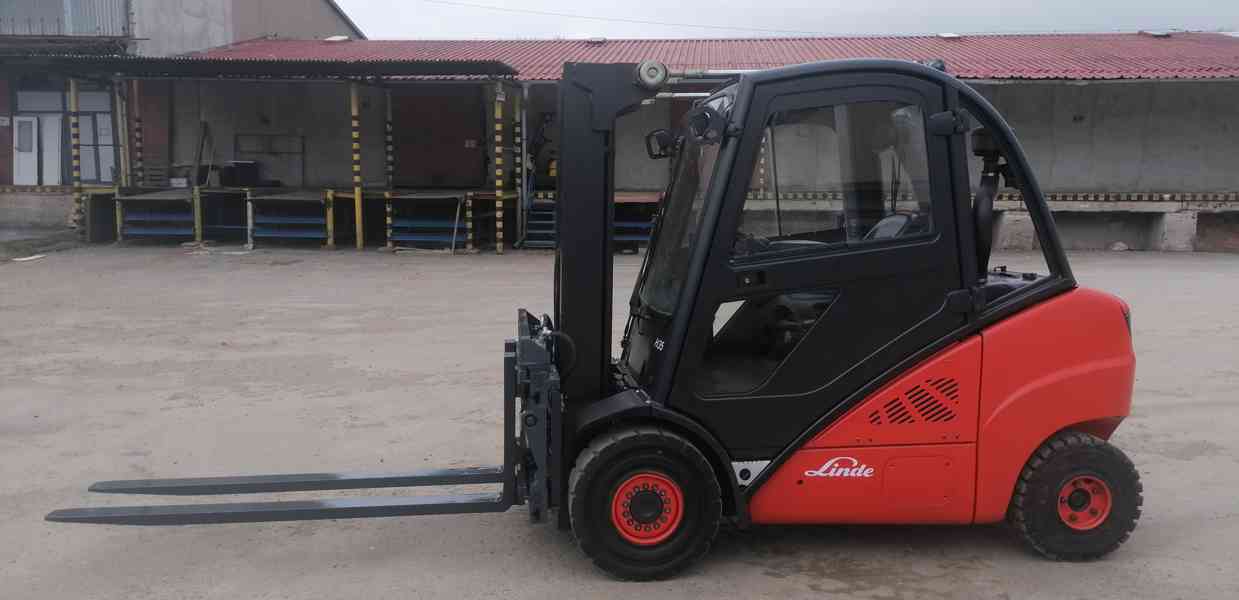 LINDE H35D-01 triplex, svírací vidle 1,9 m s bočním posuvem - foto 2