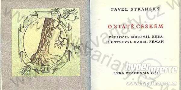 O státě českém Pavel Stránský, Lyra Pragensis 1985 - foto 1