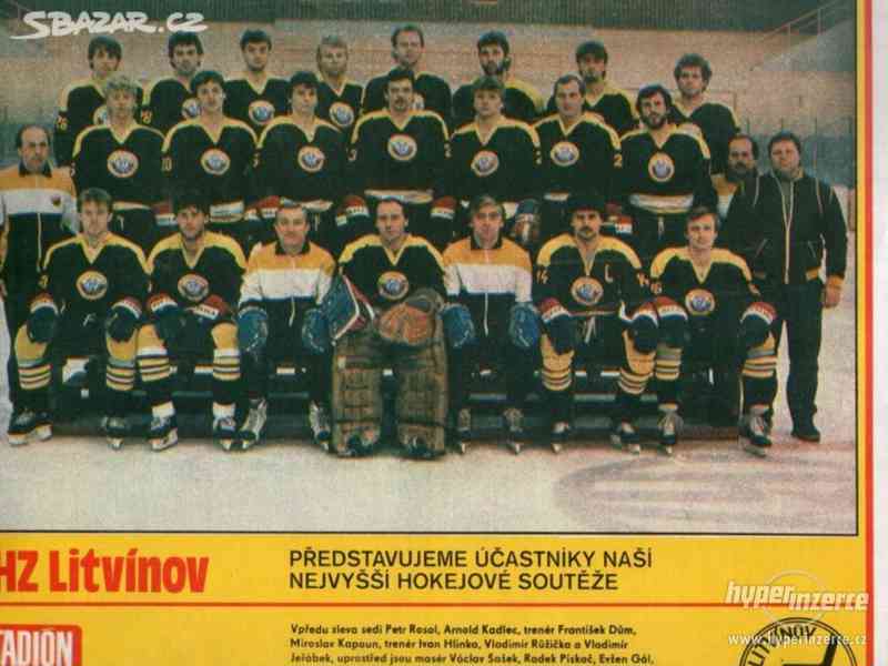 CHZ Litvínov - 1987 - hokej - foto 1
