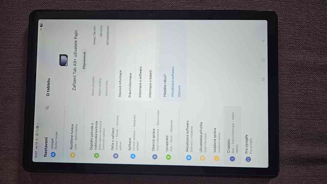 Tablet Samsung Galaxy Tab A9+ (11") - foto 3