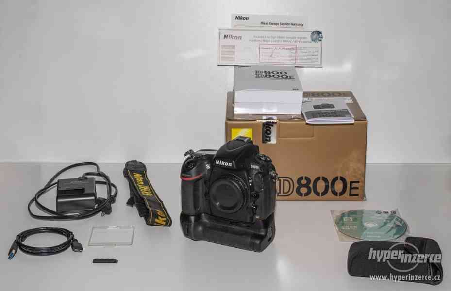 Nikon D800E, tělo, +grip MB-D12 - foto 1