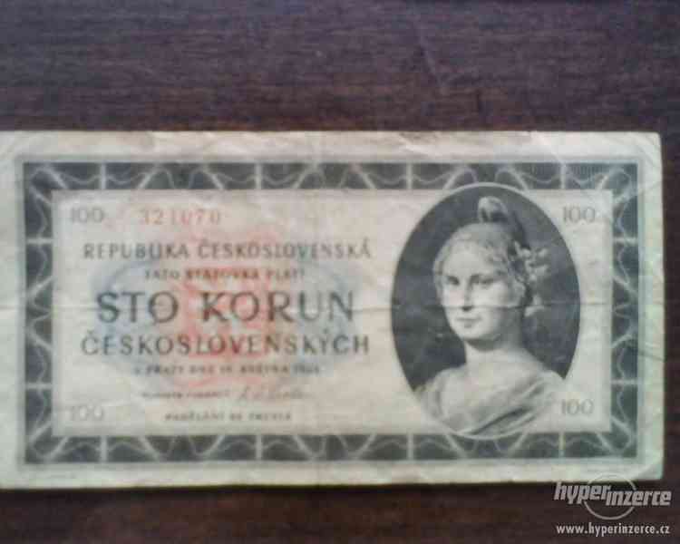 Bankovka 100Kčs 1945 - foto 1