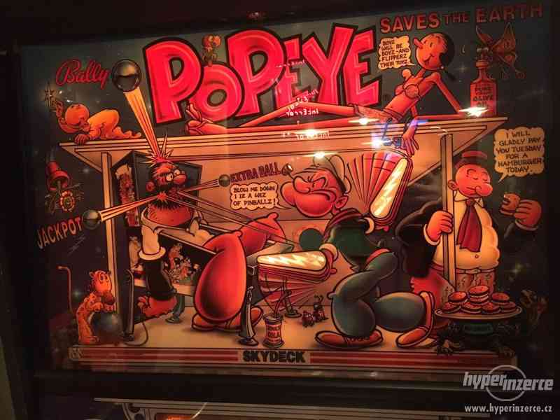Flipper,pinball,flipr,williams,Popeye Saves The Earth - foto 6
