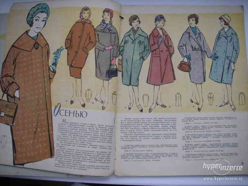 Sovětský časopis o módě 50. a 60. let - rarita!!! - foto 3