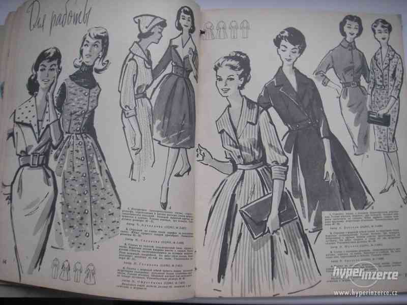 Sovětský časopis o módě 50. a 60. let - rarita!!! - foto 8
