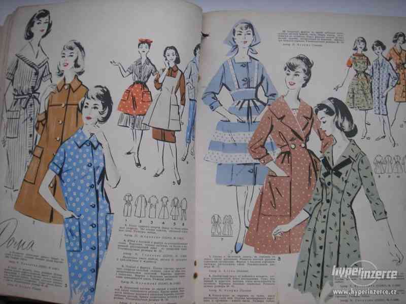 Sovětský časopis o módě 50. a 60. let - rarita!!! - foto 9