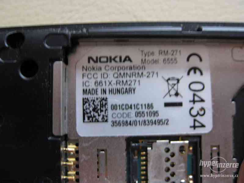 Nokia 6555 - plně funkční véčkový mobilní telefon z r.2008 - foto 13