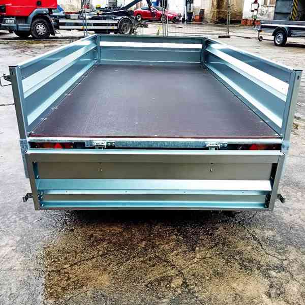 Nový přívěsný vozík 2,35m x1,30, profi - svařovaný rám, DPH - foto 9