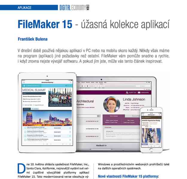 FileMaker 16  - NOVÁ VERZE aplikací, nejen pro řízení firmy - foto 6