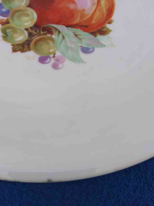 Starožitný porcelánový podnos na nožce - foto 8